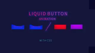 Liquid Button Effect Using CSS
