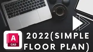 AutoCAD 2022 Simple Floor Plan Step by Step