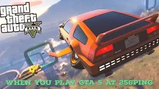 When You play Gta 5 at 256 ms!