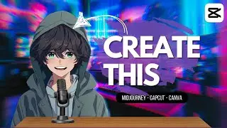 How to create Talking Avatar with Midjourney, Capcut, Canva  in 10 mins 🚀