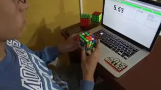 4x4 Rubiks cube solved in 40.13 seconds