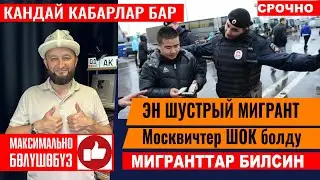 ШУСТРЫЙ МИГРАНТТАР ⚡️ШОК КЫЛДЫ 🤫 Москвичтер тан берди