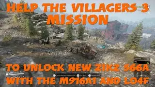 SnowRunner Help The Vilagers 3 Mission To Unlock New Zikz 566a With M916a1 And Lo4f
