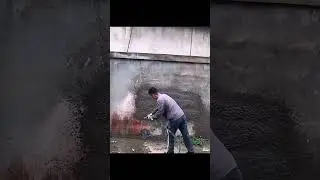 Маленький бетононасос   Mini Concrete Pump & Cement Wall Sprayer