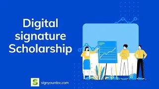 Apply Digital signature for scholarship - Complete Process