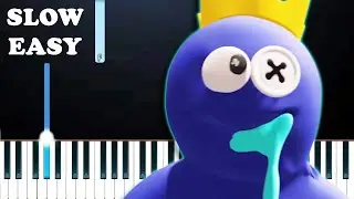 Friday Night Funkin Vs. Rainbow Friends - Friends To Your End (SLOW EASY PIANO TUTORIAL)