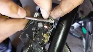 Замена троса на переключателе горного велосипеда!