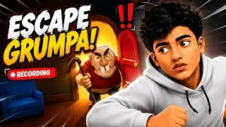 ESCAPE GRUMPA! 😱 Roblox Horror Gameplay 