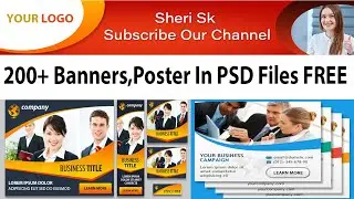 Bundle Of Banners Ads And Poster In PSD Files Free Download |Urdu Hindi|