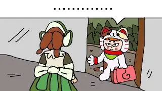 gato auto adoptado - NEKOMATA capitulo 11 (brawl stars comics)