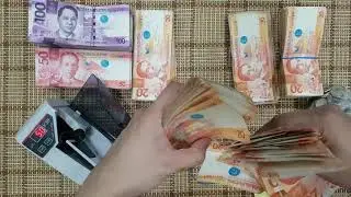 [44] ASMR MONEY SORT & COUNT - Let's Sort and Count 65,498.00 Philippine Pesos (PHP)