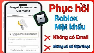 Cách Đặt lại Mật khẩu Roblox Không cần Email (2024) - Lấy lại Tài khoản Roblox của Bạn