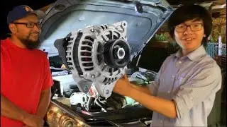 How To Remove Alternator Hyundai Sonata 6th Gen 2.4L 2010 2011 2012 2013 2014 Replace Re-Install DIY