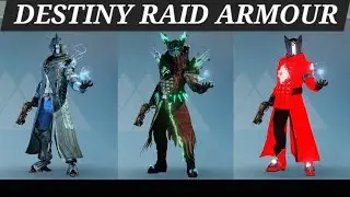 Destiny Showcasing ALL Warlock Raid Armour With Ornaments!