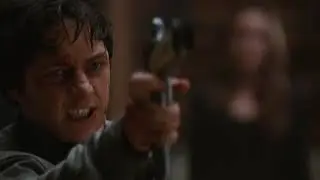 Wanted 2008 movie and end Scene, Angelina Jolie and James McAvoy