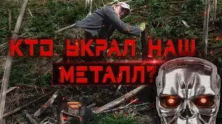 Накопали металлолом, заработали денег на бензин. Кто-то украл наш металл.