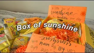 Making my bestfriend a BOX OF SUNSHINE 🌼☀️