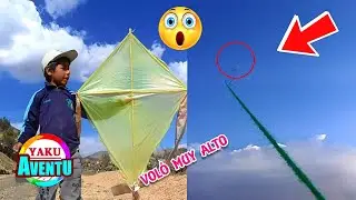 HACIENDO COMETA casera QUE VUELA MUY ALTO