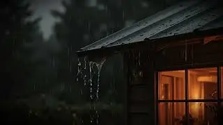 Heavy Rain Falling on Roof – Soothing Sounds for Deep Sleep (8 Hour, No Music)