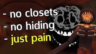 I Tried Beating DOORS Without HIDING in Closets...