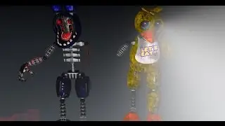 Ignited Bonnie & Chica из TJOC:R в Cinema 4D