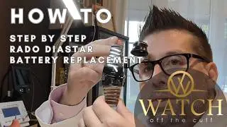 How to: Rado DiaStar Battery Change