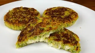 BURGER di ZUCCHINI ripieni di FORMAGGIO (ricetta vegetariana)