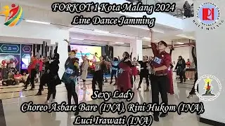 FORKOT 1 Kota Malang 2024 | Line Dance Jamming | Sexy Lady | ILDI Kota Malang