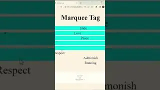 how can create Marquee Text in html- what is Marquee tag in HTML -How can use Marquee tag in html🤔