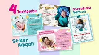FREE DOWNLOAD! Stiker Syukuran AQIQAH CorelDraw 