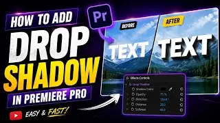 How to Add a Drop Shadow in Premiere Pro (2026)