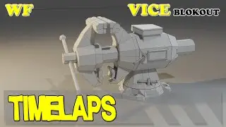#MAYA VICE - #BLOCKOUT - Full PIPELINE - #TIMELAPS