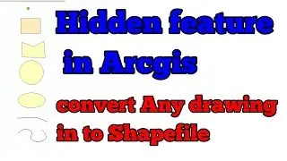 How to Convert custom drawings in to Shapefile in ArcGIS -  2018