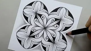 Drawing Zentangle – FLOURISH, FRAN