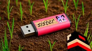I Found My Sister's SECRET Minecraft World