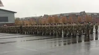 AFC Harrogate - Passing in Parade 2019 from boy to British Soldier