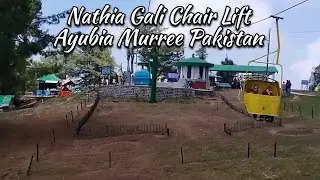 Ayubia Nathia Gali chair lift Pakistan view