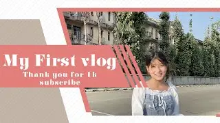 My First Vlogs ❤️😊| Thank you for 1k Subscribe | First Vlogs