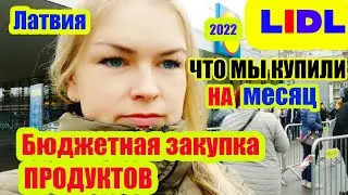 ЗАКУПКА ПРОДУКТОВ В LIDL ЧТО МЫ КУПИЛИ НА МЕСЯЦ ОБЗОР