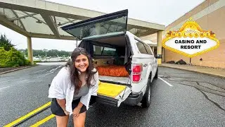 Solo Stealth Camping at a Casino (During The Busiest Weekend Night)