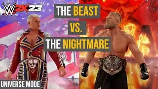 WWE 2K23 UNIVERSE MODE EP. 5 - WWE BACKLASH - CODY VS. BROCK