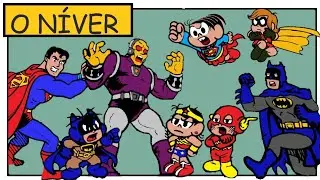 O níver /Turma da Mônica /Liga da Justiça  @lendocomaju