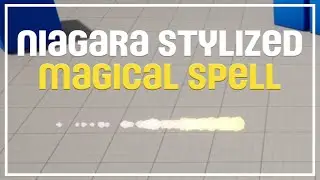 How to create a Stylized Magic Spell Niagara Effect in Unreal Engine