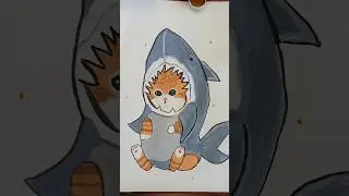 🐈 КОТИК /МК ЖИВОПИСИ / ГУАШЬ/СОНЯ 9 ЛЕТ /ЗЛАТА 8 ЛЕТ / 