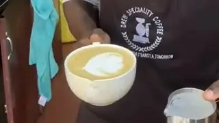 Perfection in latte.