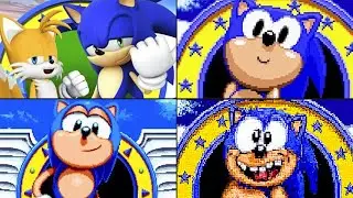 Evolution of Start-Screens in Sonic 2D Games