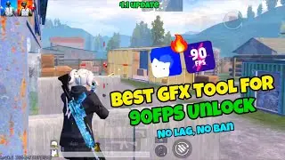 90 FPS BEST GFX TOOL For BGMI/PUBG 🔥 | New 4.1 Update | Unlock 90 FPS in BGMI/PUBG LEGALLY ✔️
