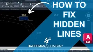 AutoCAD Inaccurate Disconnected Lines (How to Fix Hidden Lines)
