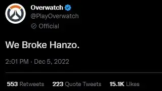 Overwatch Broke Hanzo In Season 2...