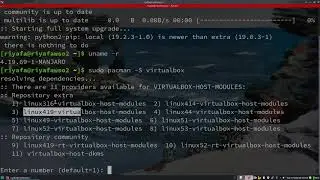 How to install Oracle VirtualBox in ArchLinux (Manjaro)